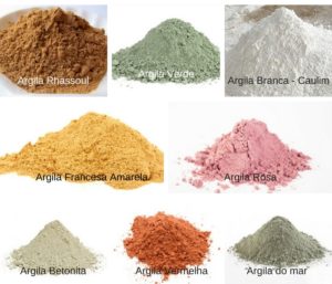 Diferentes tipos de Argilas