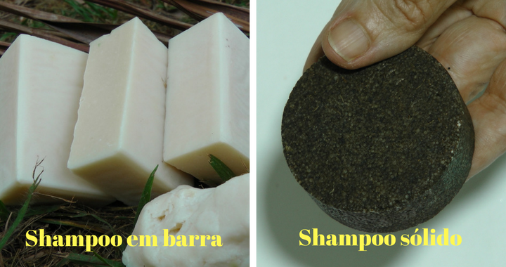 diferença entre shampoo sólido e shampoo em barra